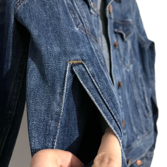 J Crew Indigo Tyler Wash Cropped Jean Jacket C0172 (Customized) - Picture 10 of 15